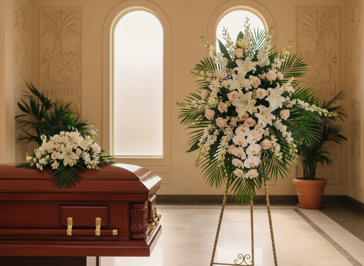 Flowers Arrangement for Funerals: A Coral Gables Guide